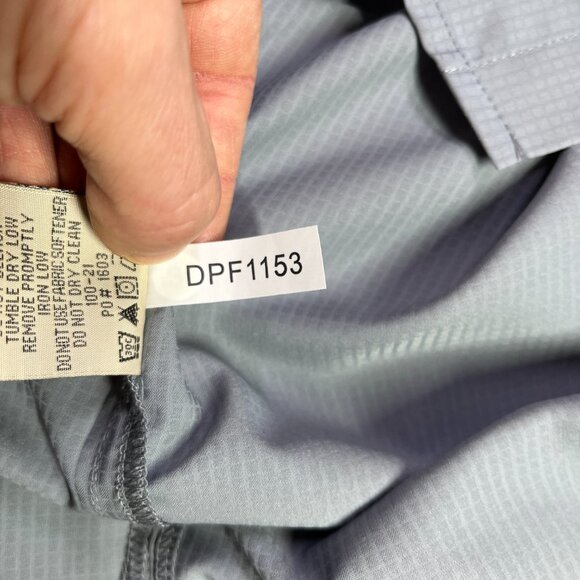 Drake Performance Fishing DPF Men's M Grey Long Sleeve Shirt Vented Pockets - Picture 12 of 12